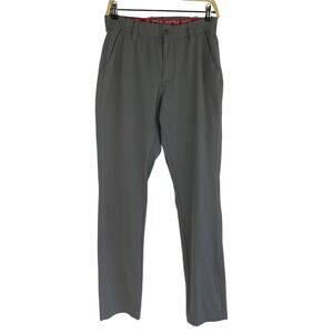 Under Armour Golf Pants Men Size 30x32 Gray Comfort Waist Stretch Loose Outdoor
